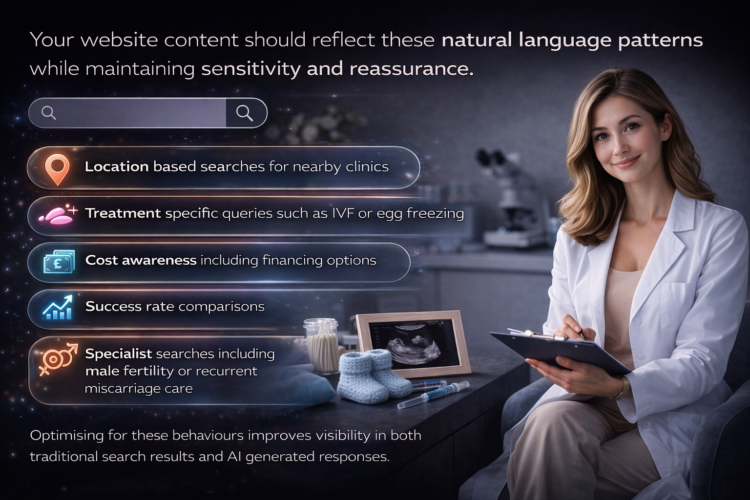 Understanding How Patients Search for Fertility Treatment
