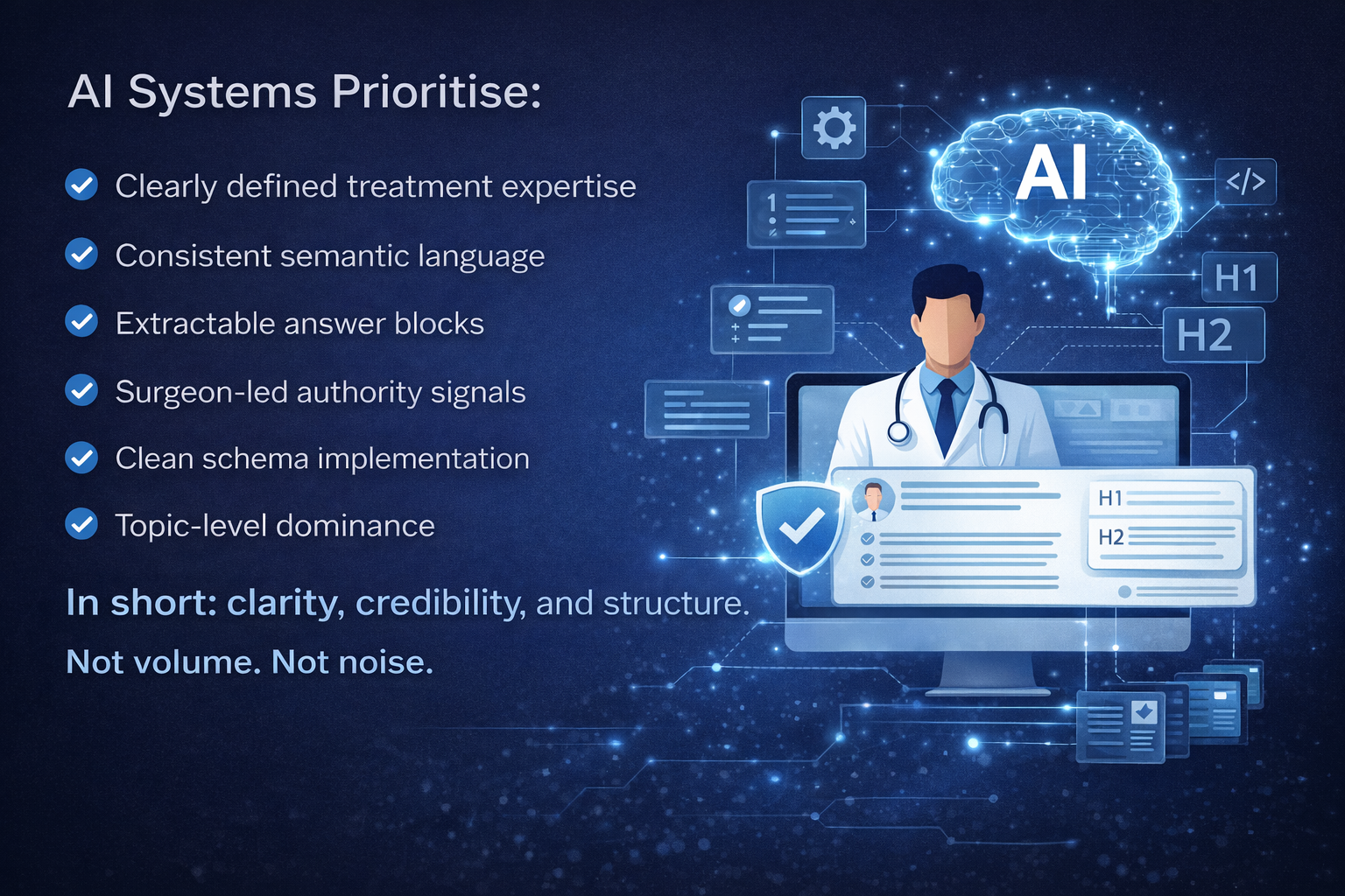 AI priorities in medical technology