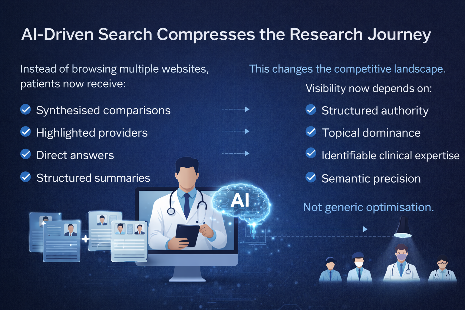AI reshaping healthcare research visibility