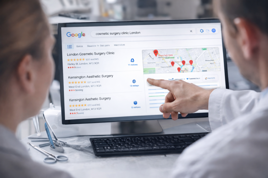 Surgical SEO consultation in progress