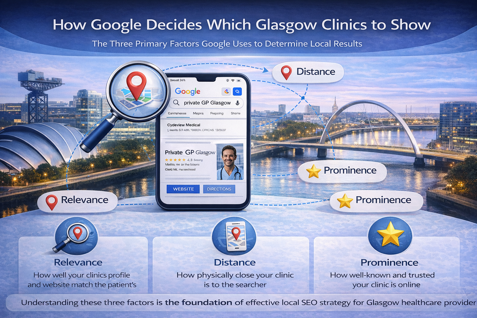 How Google Decides Which Glasgow Clinics to Show in results
