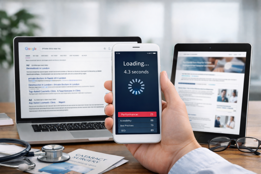 How Page Speed Affects Patient Enquiries