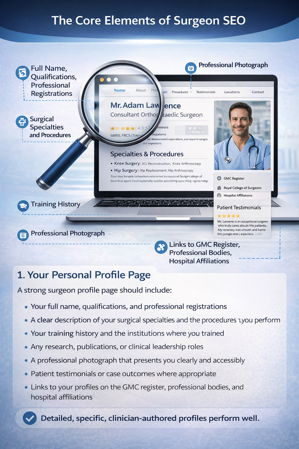 The Core Elements of Surgeon SEO