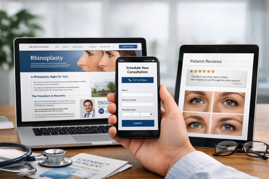 What a High-Converting Private Healthcare Website Looks Like